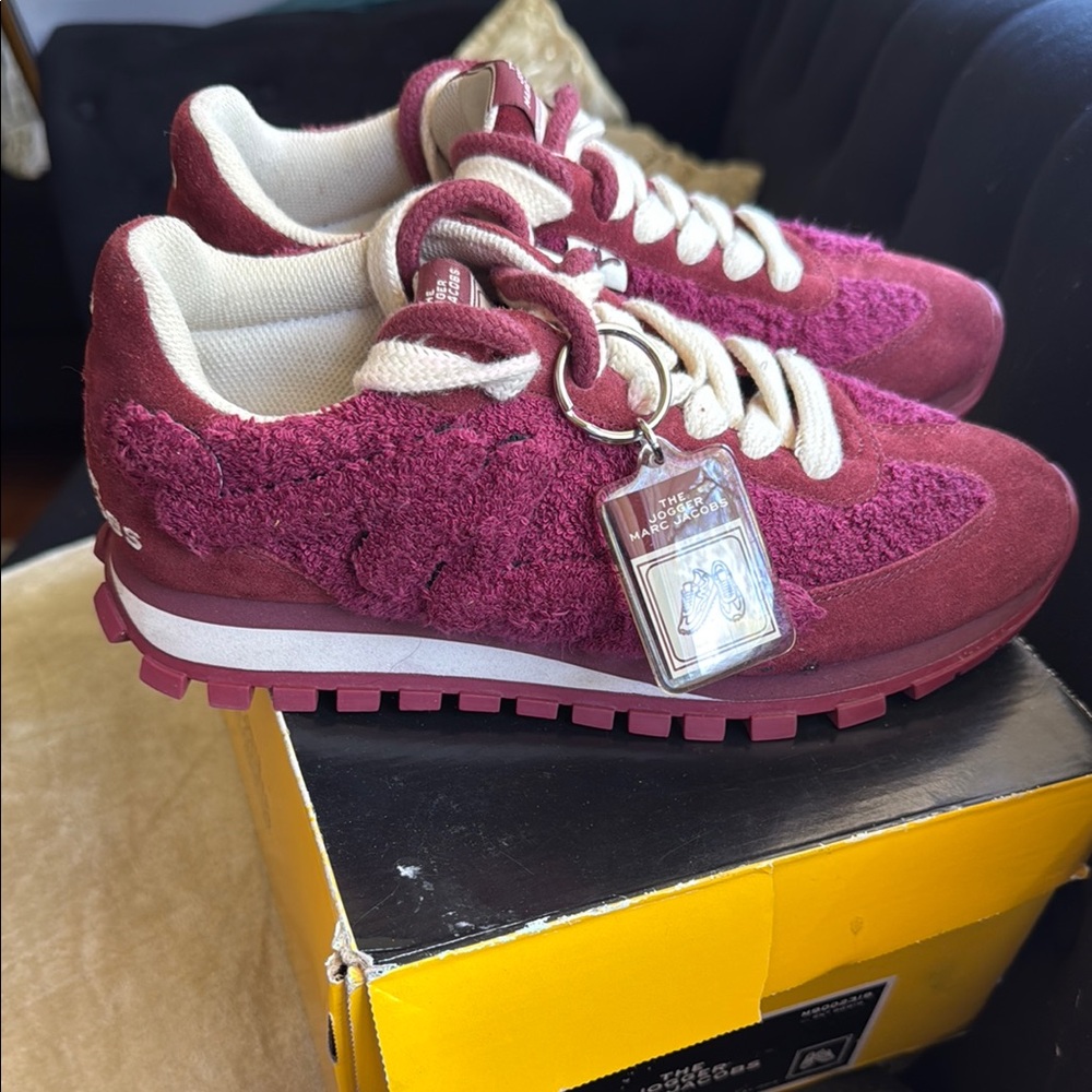 THE TERRY JOGGER BORDEAUX size 7 - Picture 5 of 10
